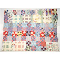 Antique Hand Tied Patchwork Quilt