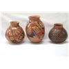 Image 1 : 3 Mexican Mata Ortiz Polychrome Jars, All Signed