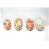 Image 2 : 4 Carved Agate Eggs
