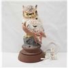 Image 1 : Hand Painted Ceramic Owl Light