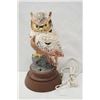 Image 2 : Hand Painted Ceramic Owl Light