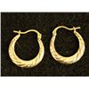 Image 2 : 14K Gold Hoop Earrings