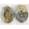 Image 2 : 2 Easter Blue Turquoise Cabochons