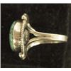 Image 2 : Navajo Sterling Silver Turquoise Ring, Size 6.5