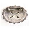 Image 2 : 1950 Navajo Sterling Silver Concho Pin