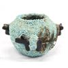 Image 2 : Zuni Miniature Turquoise Encrusted Fetish Bowl