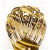 Image 2 : Antique Tortoise Shell Colored Celluloid Hair Comb