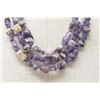 Image 2 : 3 Strand Amethyst Nugget Necklace