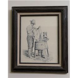 Don Greytak, framed print, Wash Day, #269/500