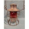 Image 1 : GNRY RR lantern, red globe