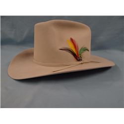 Stetson 4X beaver cowboy hat, size 7-1/8 silver belly