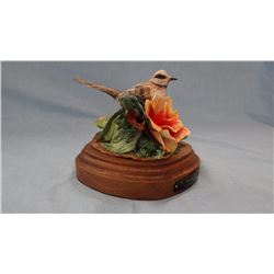 Gary Olds, painted porcelain, A Fragrant View, 5  h x 9  w, purchased at CMR Benefit,