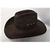 Image 1 : Stetson 4X cowboy hat, black, size 6-3/4