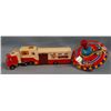 Image 2 : Toys: Nylint truck & horse trailer; Mojorette rodeo trailer; Spinning top