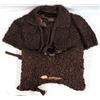 Image 1 : Black lamb's wool cape and muff and Silver fox stole