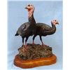 Image 1 : Joe Halko (1940-2009), painted bronze, Courtship -Wild Turkeys, #5/18, purchased at 1981 CMR Auction
