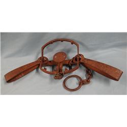Bear trap, hand-forged