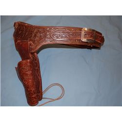 Edw. H. Bohlin SAA holster & belt outfit, good marking, very good condition