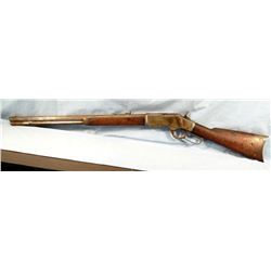 Win 1873 rifle, .44 cal., 24" oct., serial # unreadable except for last 3 digits, "95B". Antique.