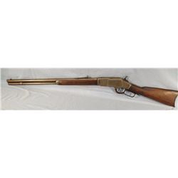 Win 1873, .38-40, 24" rnd bbl., s#404050B, 24" rnd bbl., light pitting on receiver, some wood repair
