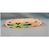 Image 1 : Chippewa Cree beaded belt, white, buckskin backing, Fields Collection