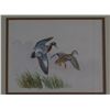 Image 1 : R. Jenkins, watercolor, Mallards, 6" x 8", framed, purchased at CMR Auction.