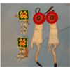 Image 1 : Beadeded braid ties, 1 with ermines,