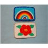 Image 1 : 2 Beaded belt buckles, Plains Indian, contemporary, 1 by Jackie Limberhand, N. Cheyenne