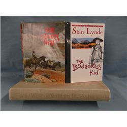 3 books: The West of William Ashley by Dale Morgan, 1964, 1st; The Bodacious Kid by Stan Lynde, 1st;