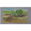 Image 2 : Dave Powell collection of sketches and small gouache, depicting the Lewis & Clark fight sight on the