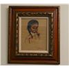 Image 1 : Joyce Arnesmeyer, pastel, Indian girl, 10" x 8", framed