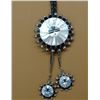Image 1 : Zuni sun face bolo tie with matching sun face tips