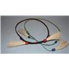 Image 1 : 2- braided horsehair hatbands, made in Mike Durfee State Prison, Springfield, South Dakota