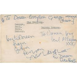 Beatles Signed Photograph