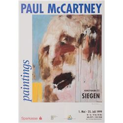 Paul McCartney Signed Promotional Poster
