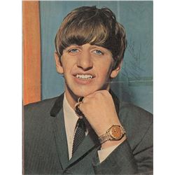 Ringo Starr Signed Oversized Magazine Photograph