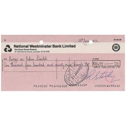 Ringo Starr Signed Check