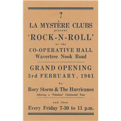 Beatles Set of Five Handbills