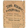 Image 1 : Jimi Hendrix Experience Signed Handbill