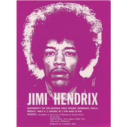 Jimi Hendrix Concert Flyer