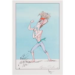 Bill Wyman Signed Lithograph