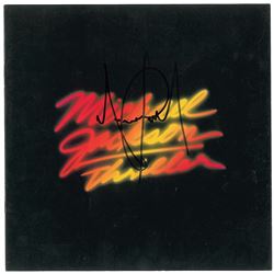 Michael Jackson Signed Album Insert