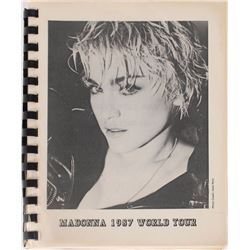 Madonna Tour Itinerary Book