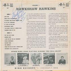 Hawkshaw Hawkins Signed Album