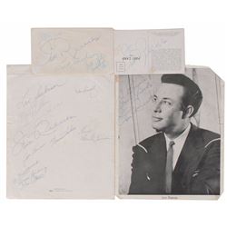 Jim Reeves Set of Four Signed Items