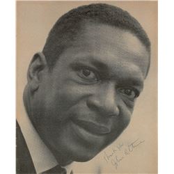 John Coltrane Signed Magazine Photograph