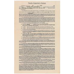 B. B. King Signed Document