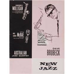 Dave Brubeck Signed Program