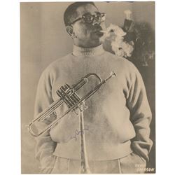 Dizzy Gillespie and Coleman Hawkins Signed Book Photograph