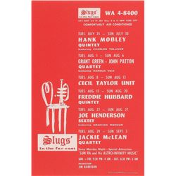 Slug’s NYC Jazz Saloon Collection of Handbills